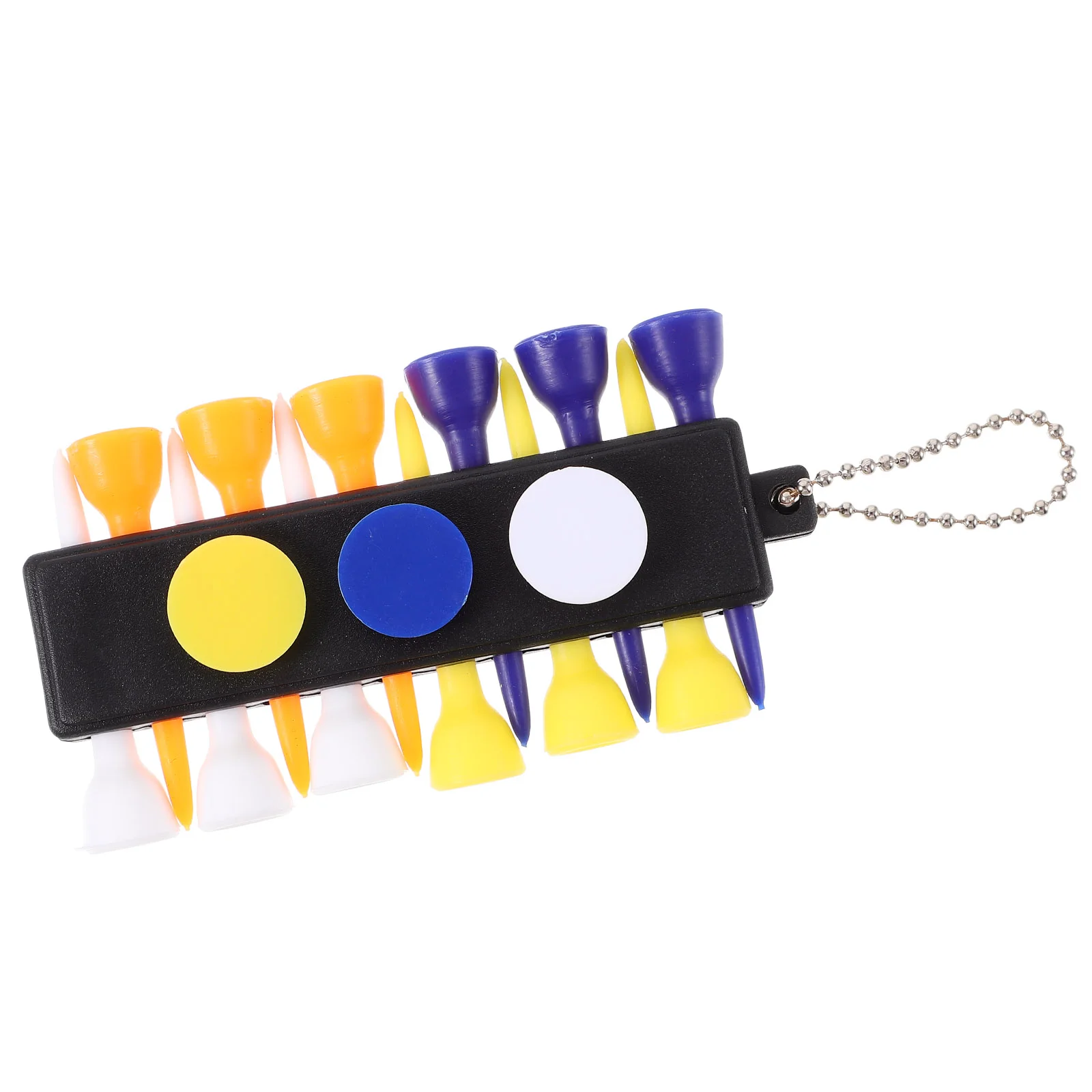 

Tee Holder with Marker Multifunctioanal Keeper with Set Divot Toll with Keychain Great Gift to