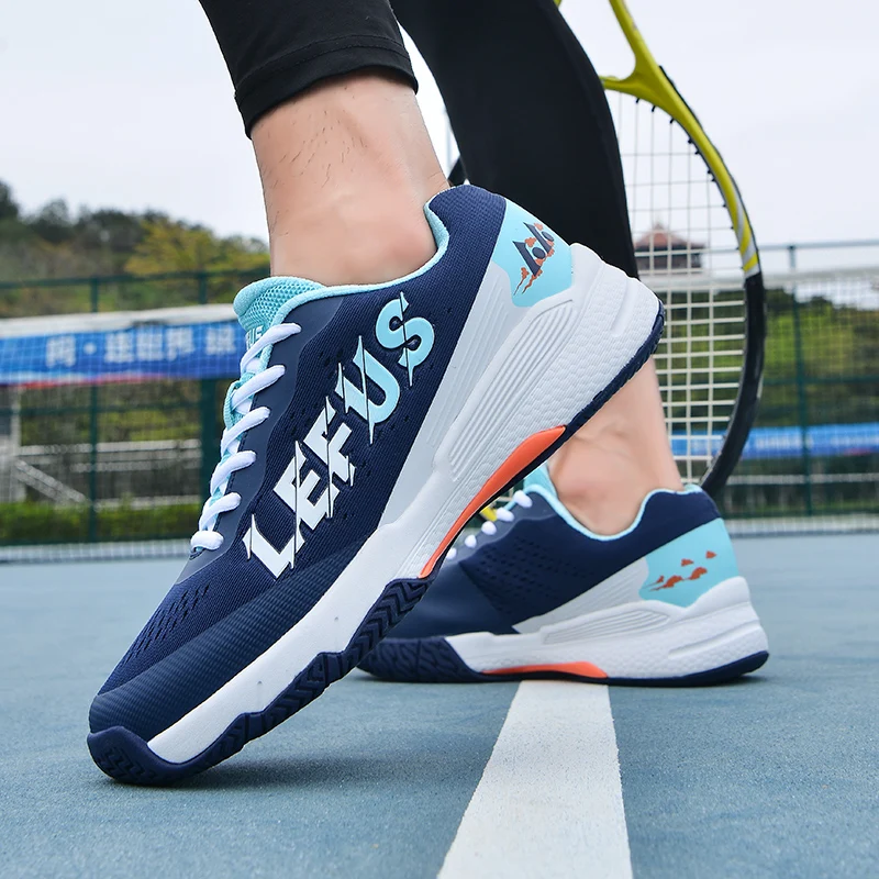 

Lightweight Badminton Shoes for Men and Women Universal Tennis Sneakers Anti-slip Wear-resistant Breathable Comfortable Sneakers