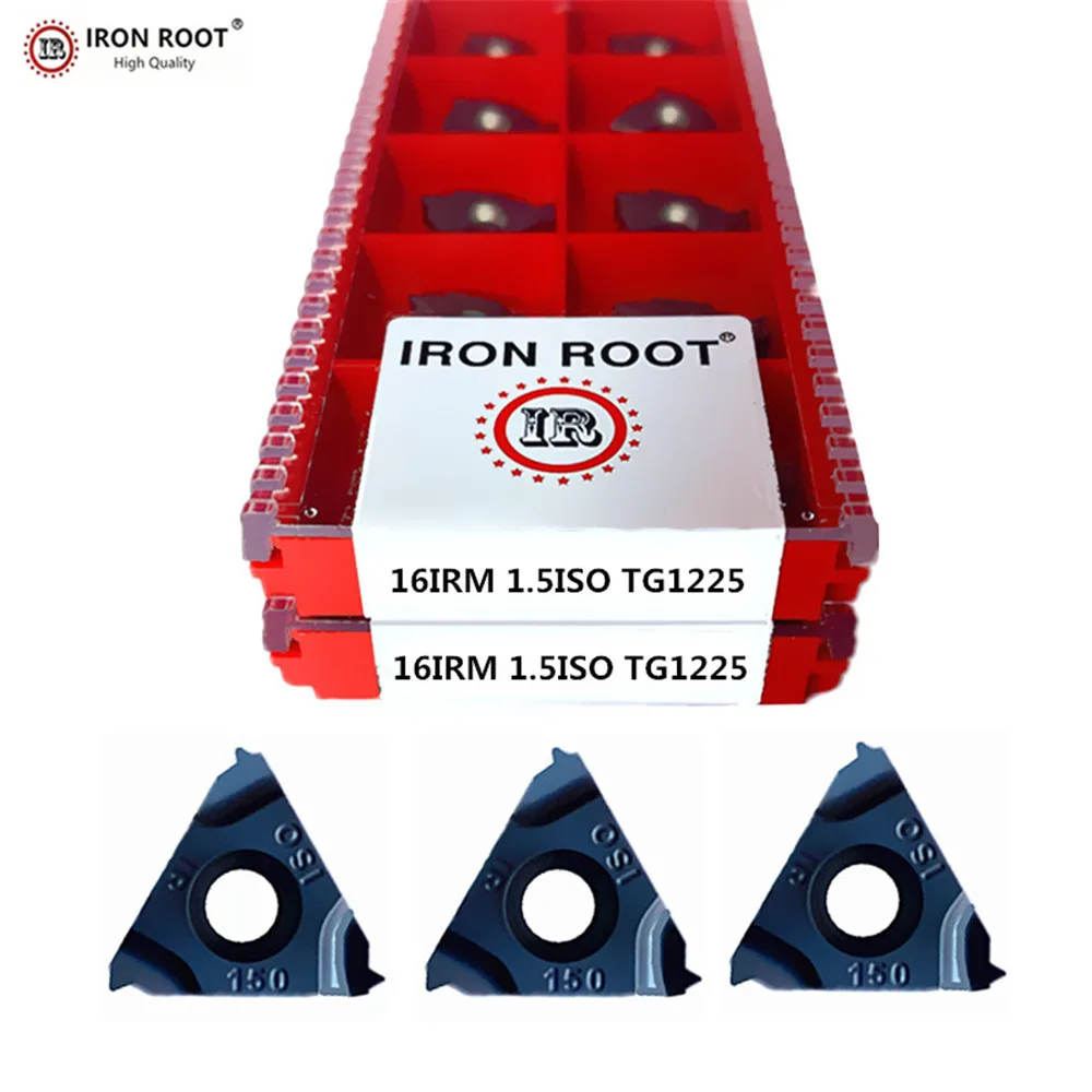 

Железный корень 16IRM 1,0, 16IRM 1,5, 16IRM 2,0, 16IRM 2,5, 16IRM 3,0, 16IRM, ISO TG1225 CNC металлический токарный станок резьба карбидная вставка для SER SEL