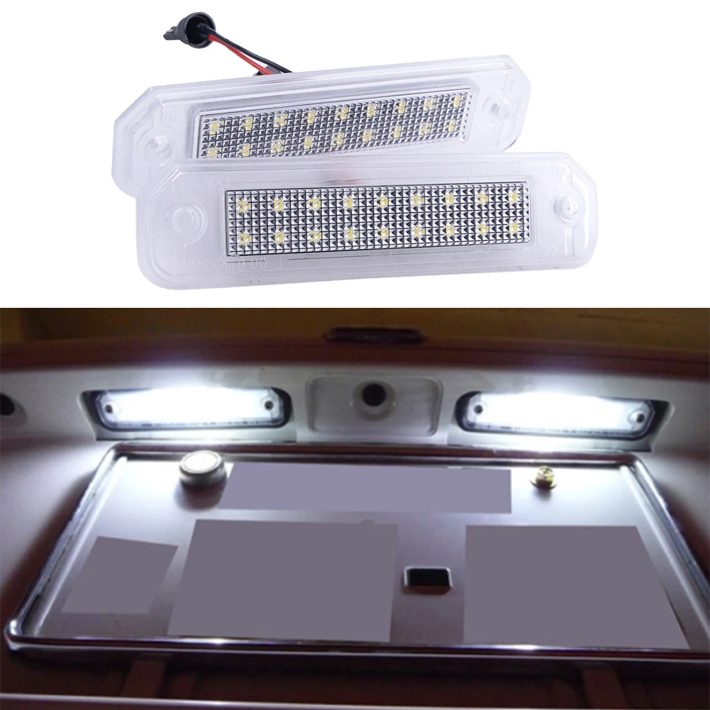 

2x Led White Number License Plate Light For Honda Civic Del Sol 1993-1997 Canbus Car LED Number License Plate Light