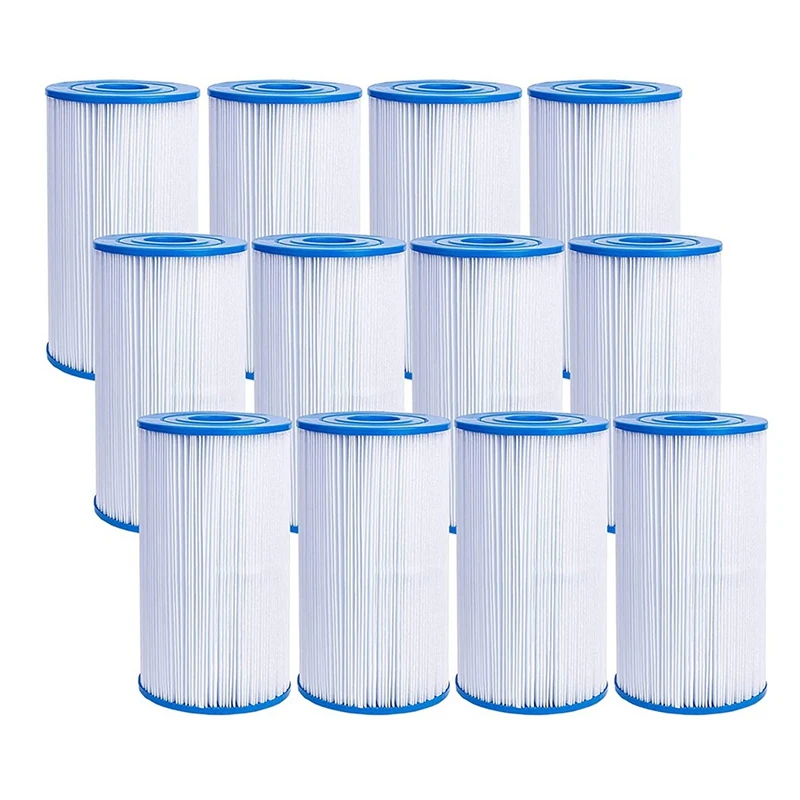 

12 Pack Type A Or C Replacement Filter Cartridge Compatible For Intex 29000E/59900E Pool Pump,Bestway, Summer Waves