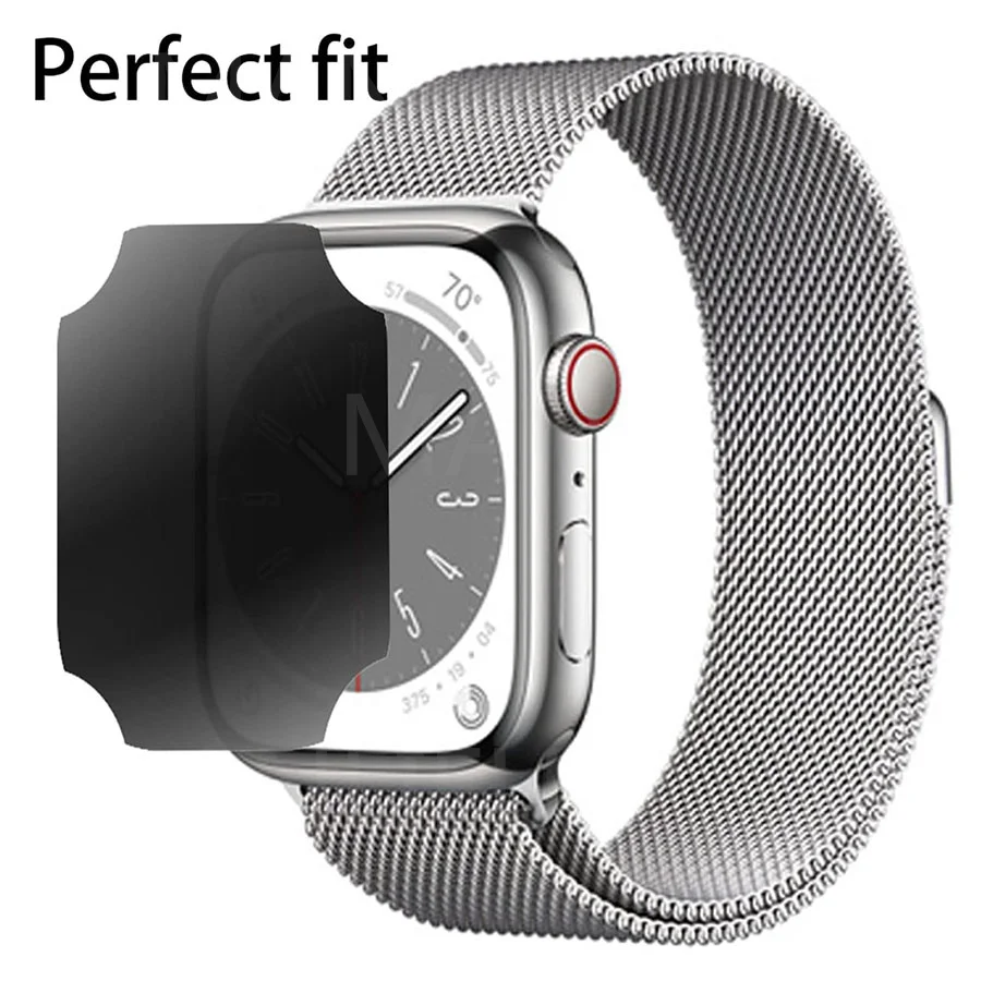 Антишпионская Гидрогелевая пленка для Apple Watch Ultra 49 мм 45 41 40 44 защитная экрана iWatch