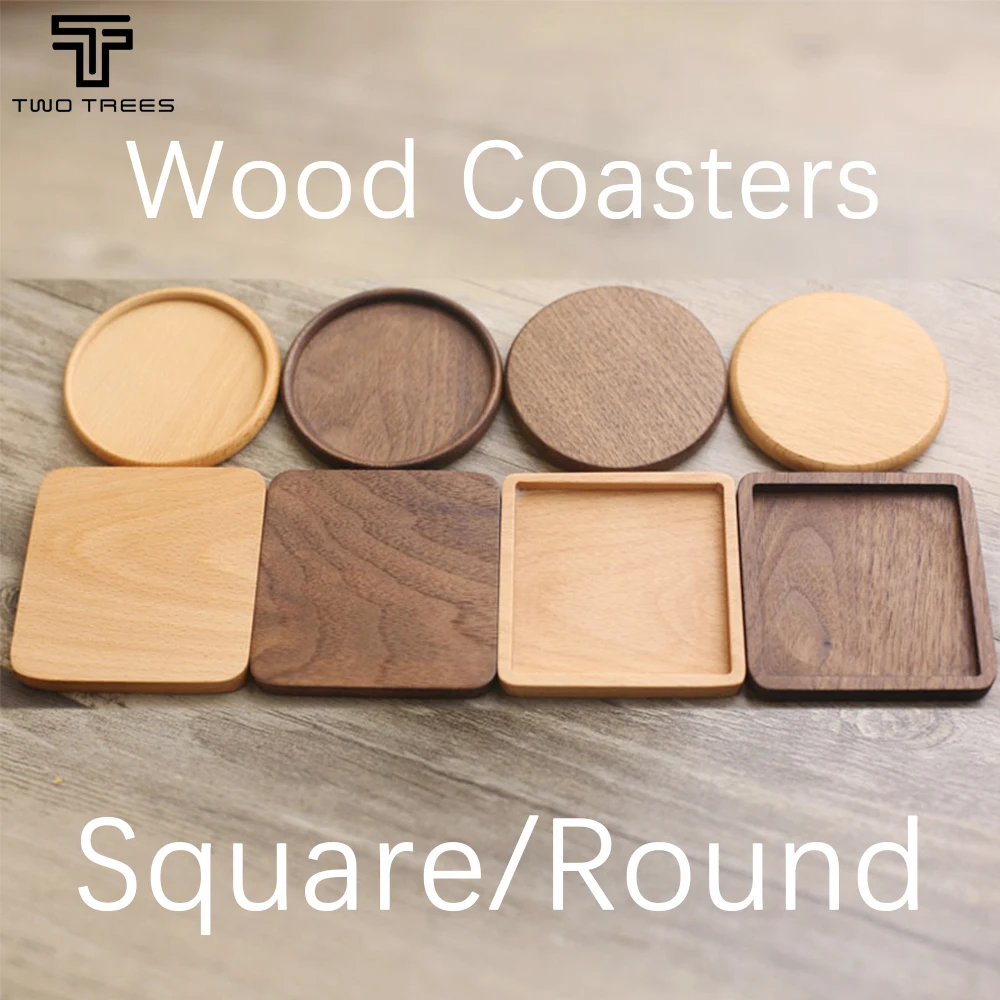 Деревянные подставки основание 8 см (3 5 дюйма) квадратная/круглая подставка для
