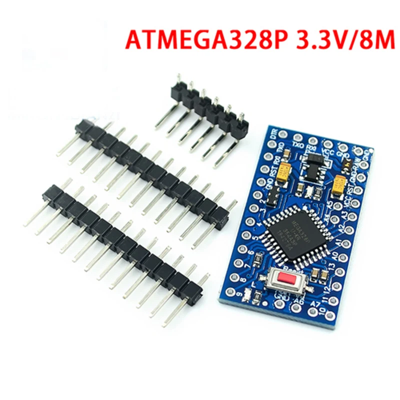 Модуль контроллера Pro MINI ATMEGA328 3 В 8 м/5 16 м с 2-рядным контактным разъемом ATMEGA328P для