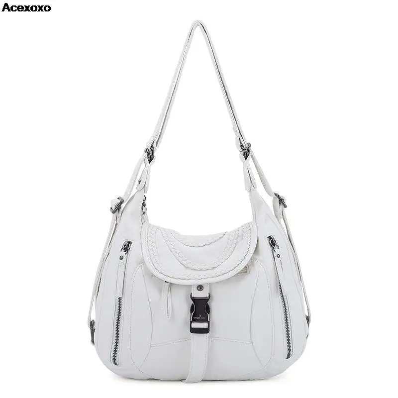 

High sense oblique shoulder bag PU handbag Fashion women's shoulder bag