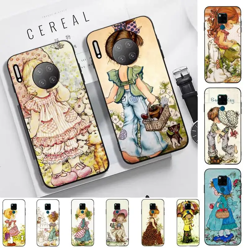 

Sarah Kay Little Girl Phone Case for Huawei Mate 20 10 9 40 30 lite pro X Nova 2 3i 7se