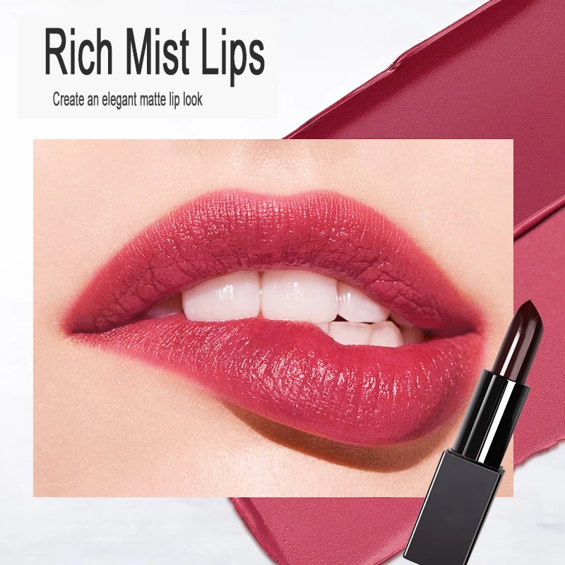 Температура помада с изменением цвета Водонепроницаемая матовая долговечная