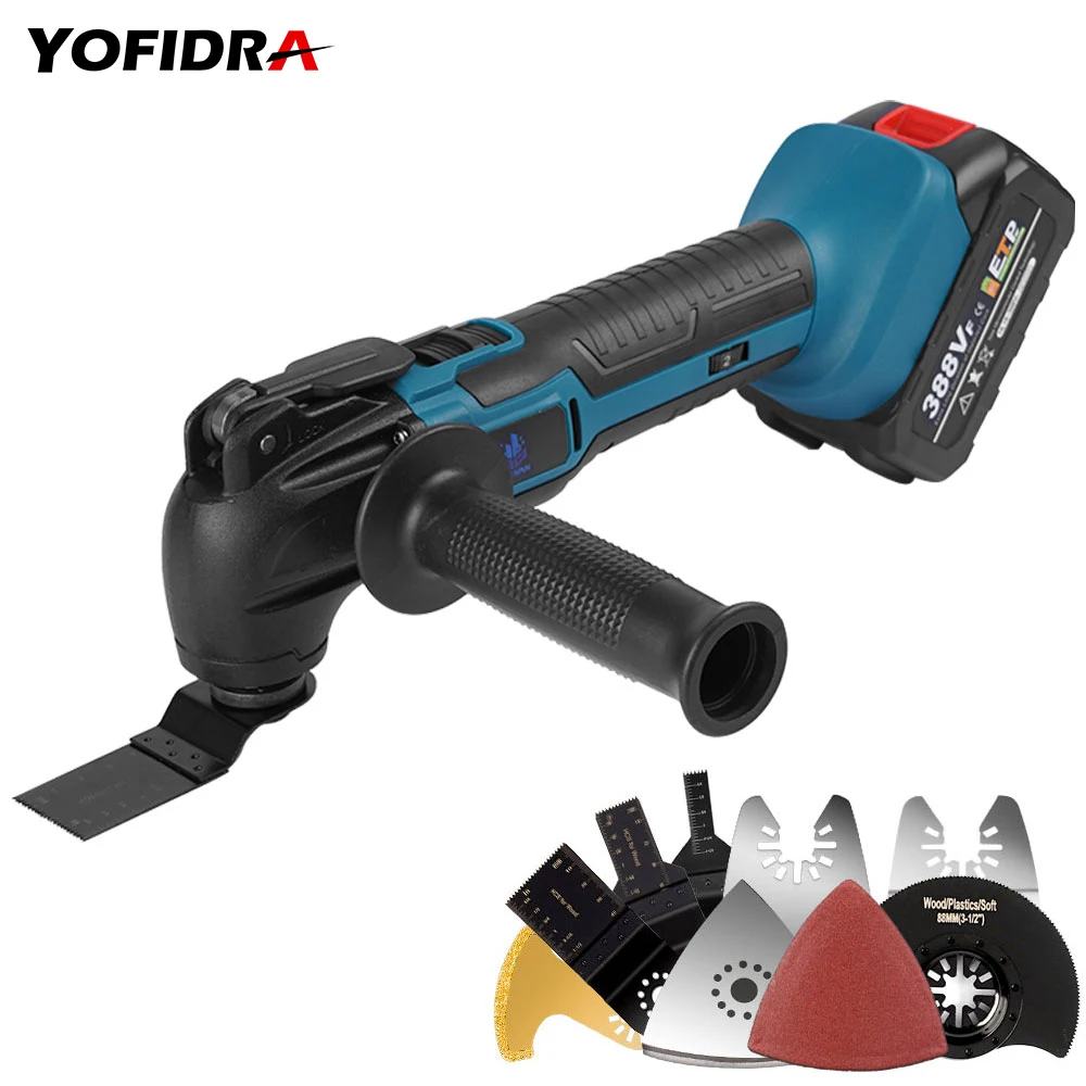 Yofidra Multifunction Tool Oscillating Multi-Tools Variable Speed Renovator Electric Home Decoration Trimmer Electric Saw