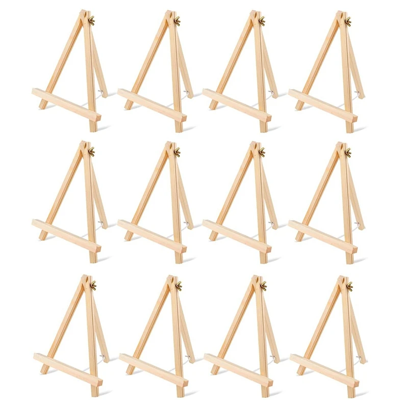 

12Piece Tabletop Easels Art Craft Painting Easel Stand For Artist Adults Students