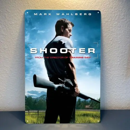 Металлический плакат для шутера-сборный жестяной знак-20x30 см