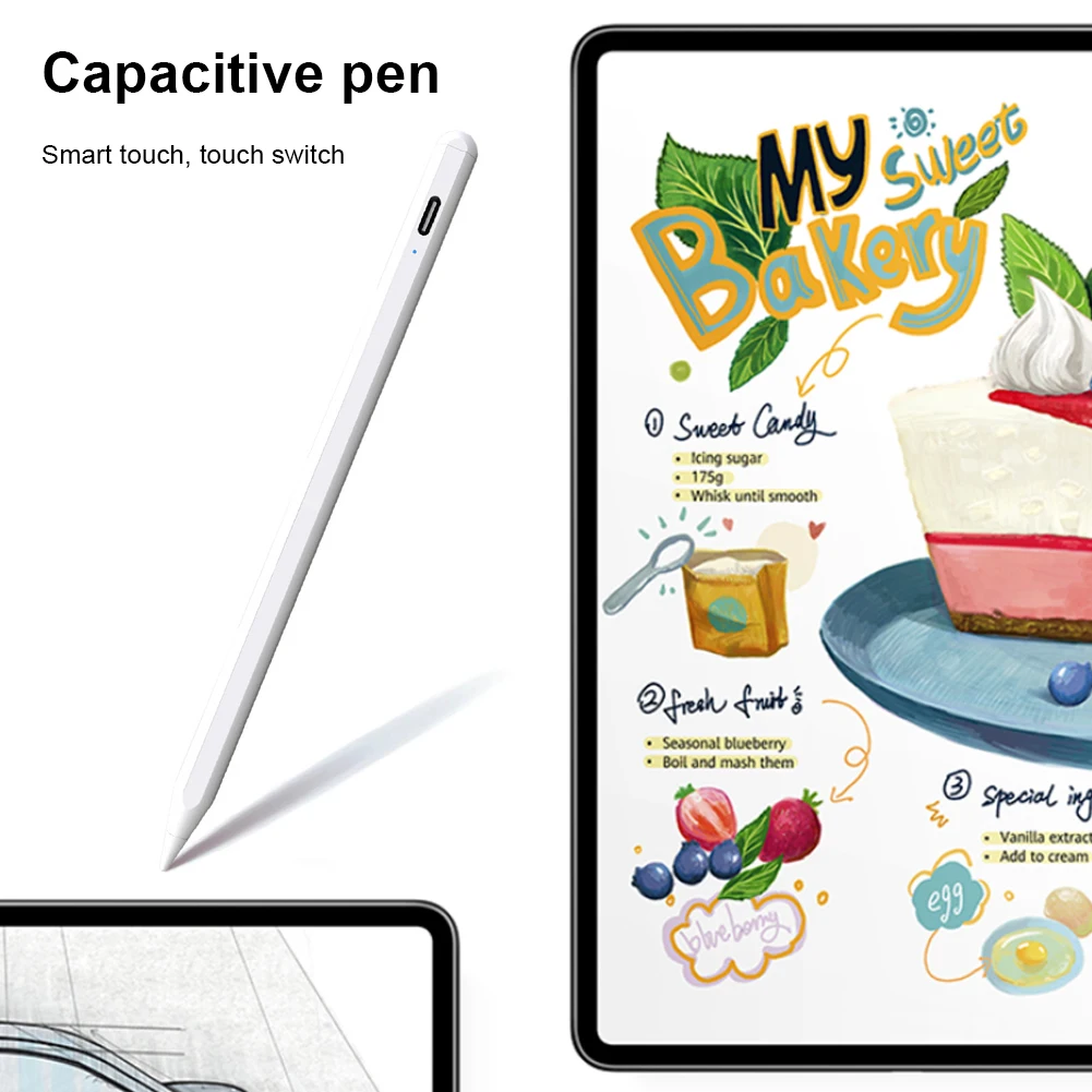 

Universal Stylus Pen Drawing Stylus Capacitive Stylus Pen Accuracy Phone Capacitive Pen Magnetic Absorb for iPad IOS Android