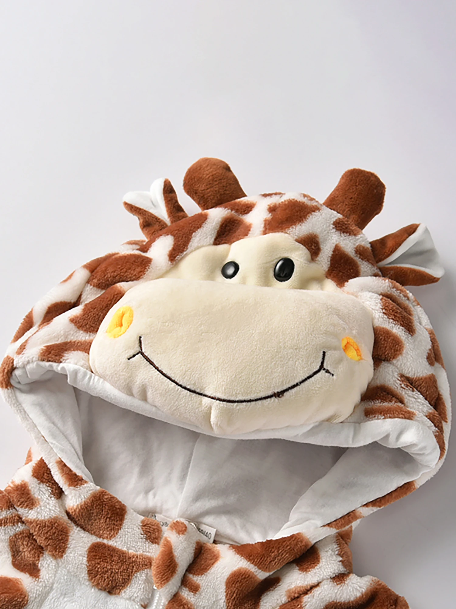 

Cute Infant Animal with Hooded Zipper - Adorable Cartoon Romper for Cosplay Costumes and Fall Outfits