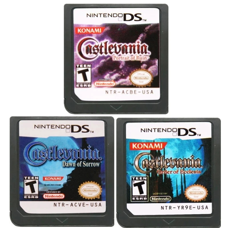 

For DS Game Cartridge Console Card Castlevania Series English Language for DS 3DS 2DS