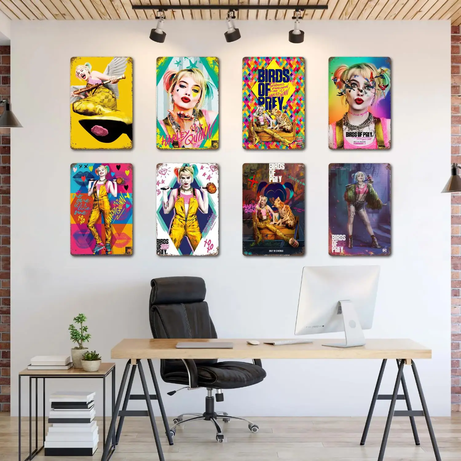 

Металлические знаки из аниме «Птицы добычи» для ТВ-шоу, Настенный декор, оловянные знаки, металлический постер, декор для бара, паба, клуба, у...