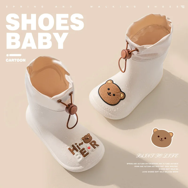 

EVA Lightweight Warm Kids Water Shoes Non-slip Baby Sneakers Cartoon Children Rain Boots Toddler Waterproof Children Shoes