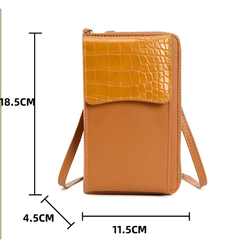 2024 Женская Мини-сумка Через Плечо Из Искусственной Кожи Одноцветная Маленькая