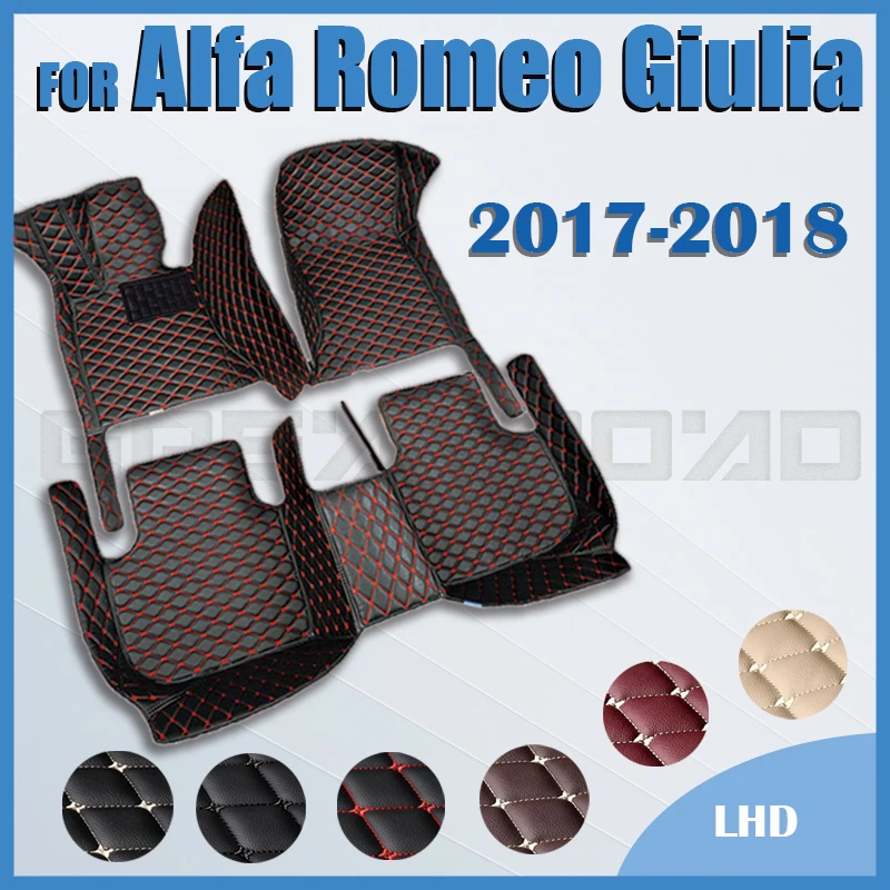

Автомобильные коврики для Alfa Romeo Giulia 2017, 2018, автомобильный коврик