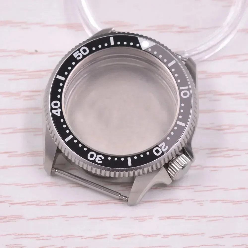 Часы 37 мм Φ черный/синий Безель сапфировое стекло нержавеющая сталь Fit NH35 NH36