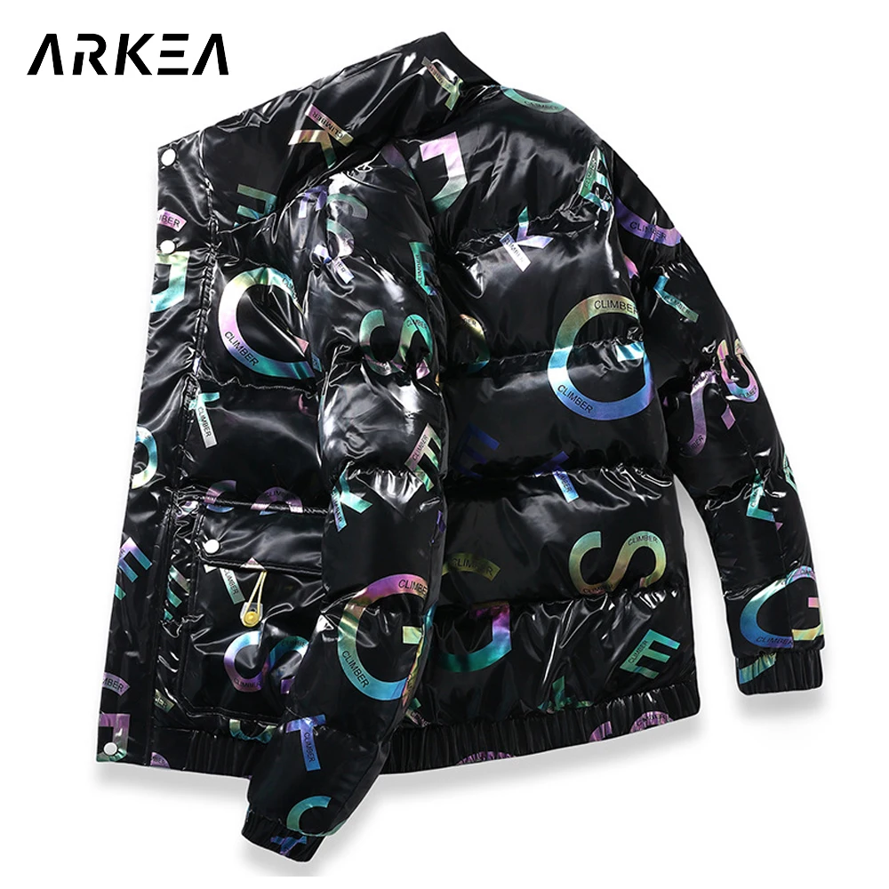 

Мужская хлопковая куртка с капюшоном, яркая повседневная ветрозащитная куртка на пуху, Осень-зима 2023