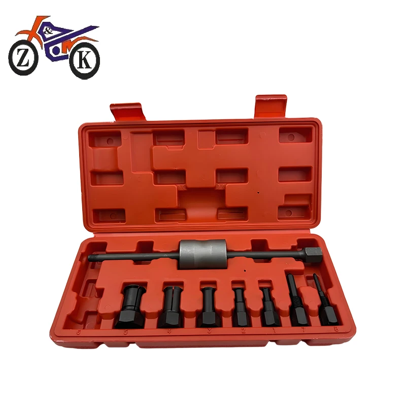 

Инструмент для разборки мотоцикла, внутренний диаметр, набор съемников подшипников с глухим отверстием, ручной инструмент, съемник подшипников, экстрактор 8 шт., 10-25 мм