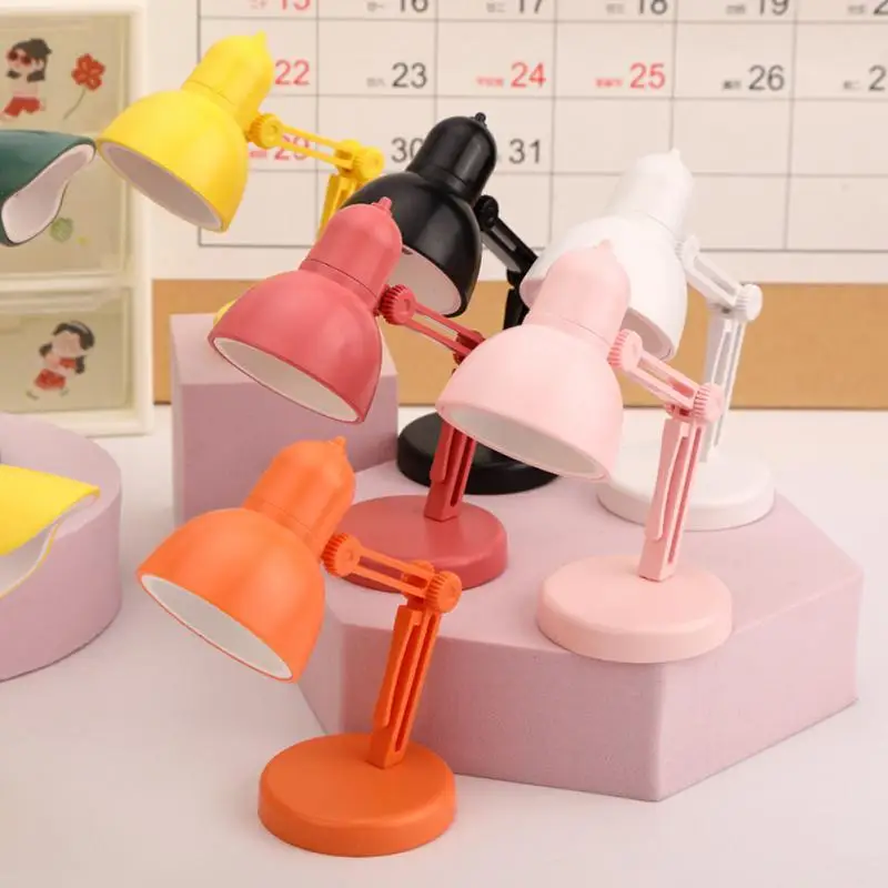 

LED Mini Table Lamp Fold-able Night Reading Book Lamps Eye Protections Night Lights For Night Study Portable Magnetic Table Lamp