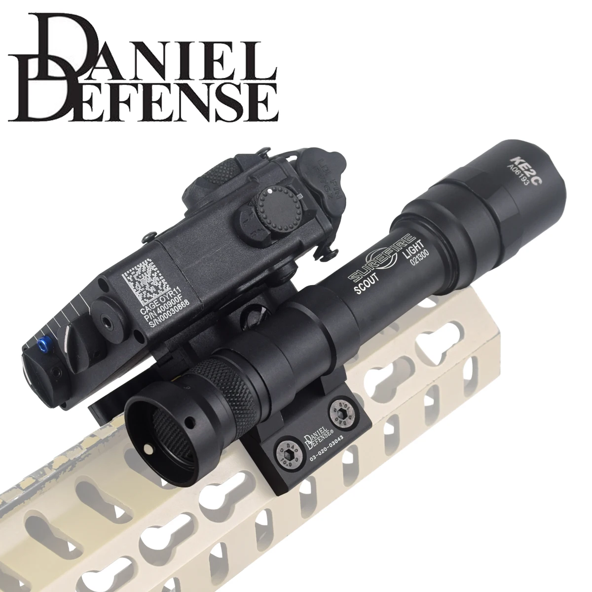 Фото Боковое крепление Scout Light DANIEL DEFENSE Keymod M-LOK Rail для SureFire M300 M600, базовое крепление для фонарика, аксессуары для охоты №2