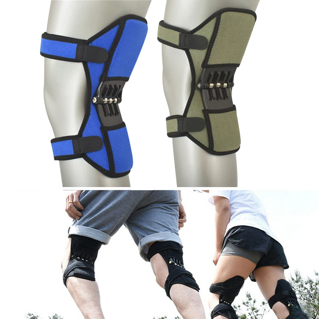 

Knee Brace Pads Rebound Spring Force Joint Support Running Basketball Knee Protection Tool