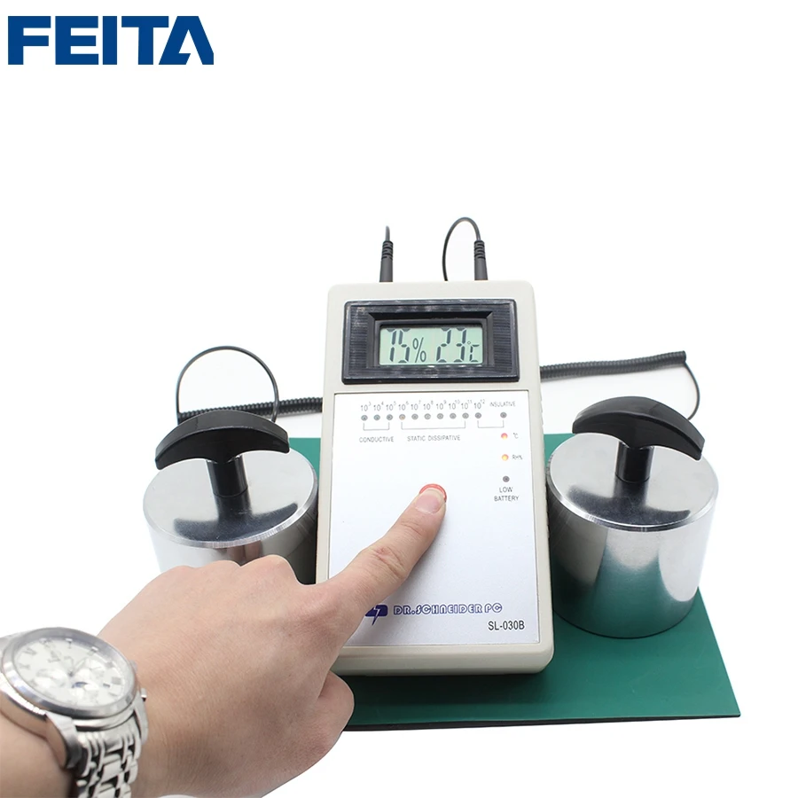 

High Quality Surface Resistivity Meter Resistance Tester with heavy hammer