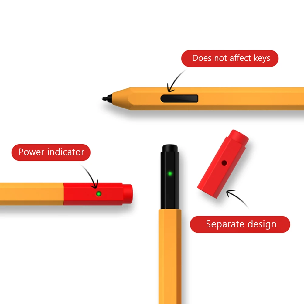Для Microsoft Surface Pen силиконовый защитный чехол для карандаша Пыленепроницаемый
