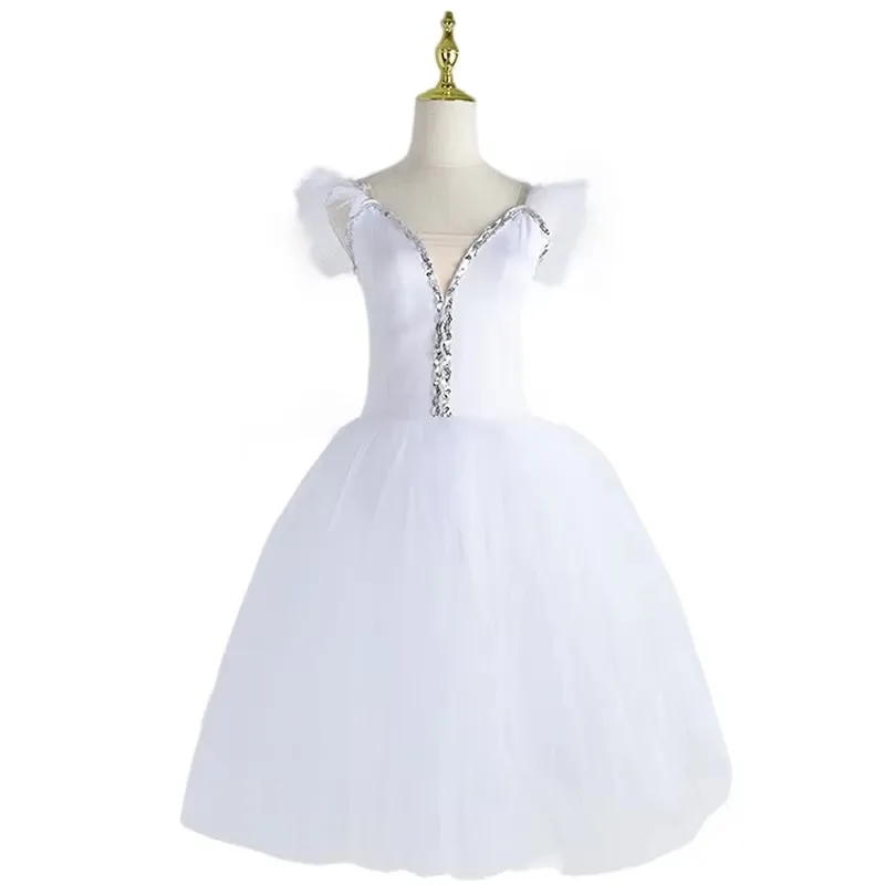 Новая балетная юбка-пачка женское платье длинные платья для девочек одежда