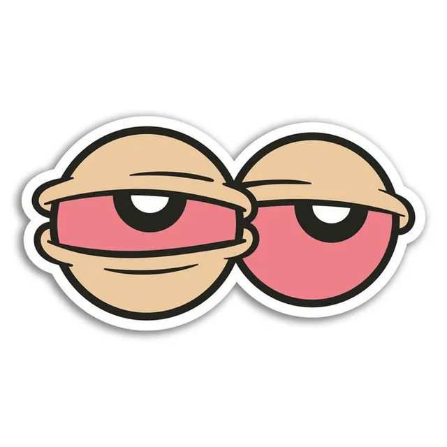 

Tired Looking Eyes Yorgluk Car Leptop Sticker Sticker 19CM