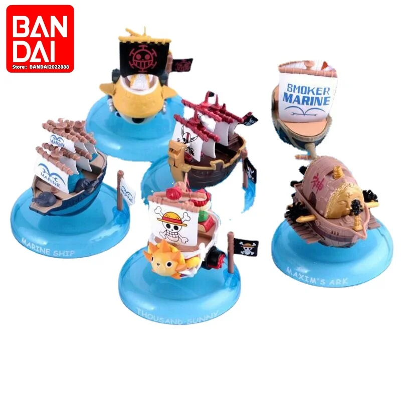 

One Piece Q Version 6 Pieces One Piece Ship Hand-Made Car Decoration Ornaments Sousaphone Model
