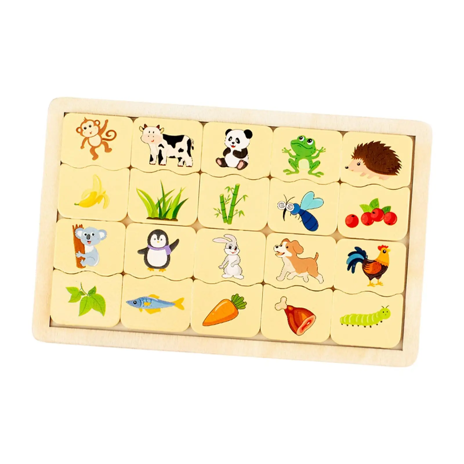 Montessori Wooden Puzzle Imagination Sorting Board for Infants Birthday Gift