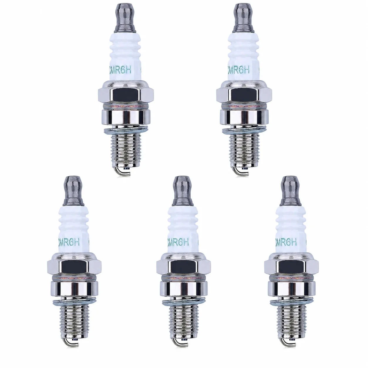 Фото Комплект из 5 свечей зажигания CMR6H для триммеров Stihl FS40, FS56, FS90, FS100, FS110, HL90, HT100, KM90 (аналог NGK 3365 0000 400 701) №3