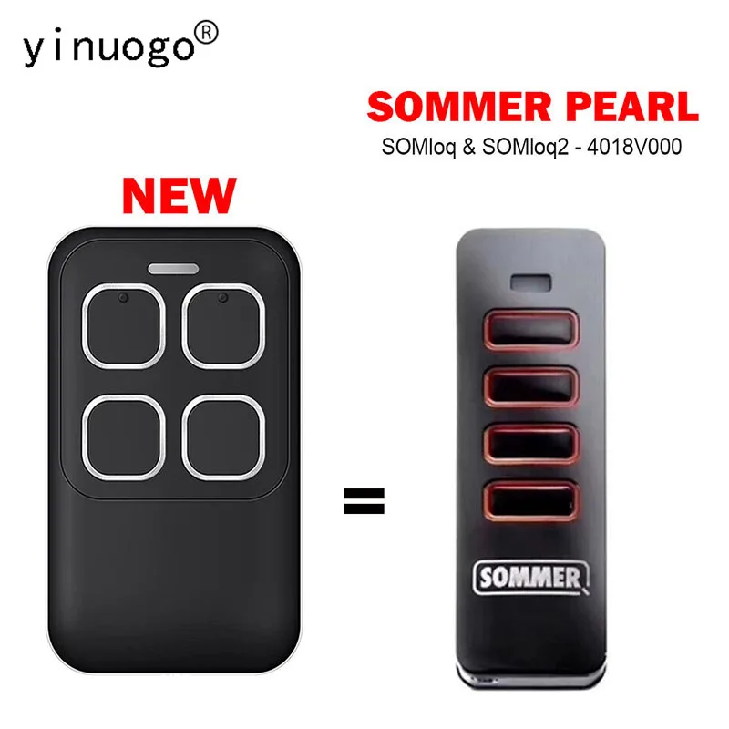 

SOMMER Remote Control Garage Door SOMMER SOMIoq Pearl SIider+ Vibe Twin Status Twin+ Car Remote Control 868MHz Rolling Code Key