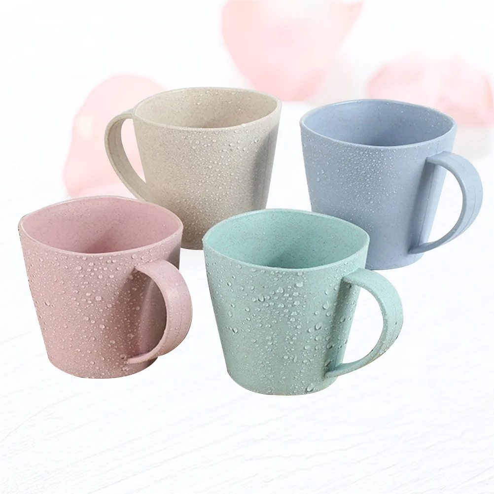 

4 Pcs Tumblers Kids Cup Water Cups Mugs Summer Drink Travel