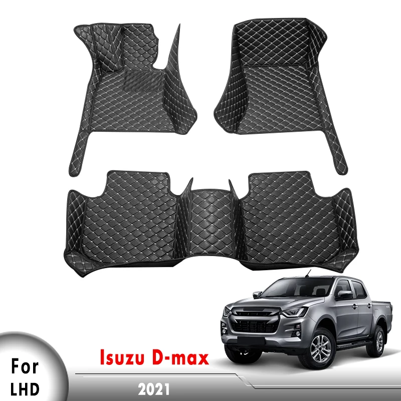 

Автомобильные коврики для Isuzu D-max dmax 2021, аксессуары для салона автомобиля, колодки для педалей, запчасти, водонепроницаемые защитные чехлы н...