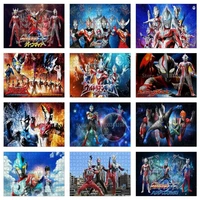 bandai ultraman jigsaw puzzles for children adults 3005001000 pcs puzzles early education puzzles decompress games boy toys