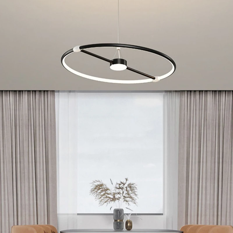 Минималистичные светодиодные люстры комнатная лампа для гостиной спальни