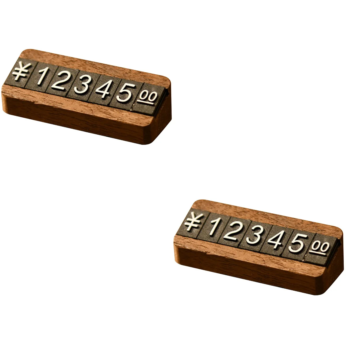 

2 комплекта цифровая зернистая цена доска дисплей куб монограмма блоки счетчик бирки ювелирные изделия цены Алфавит АБС стенд дерево