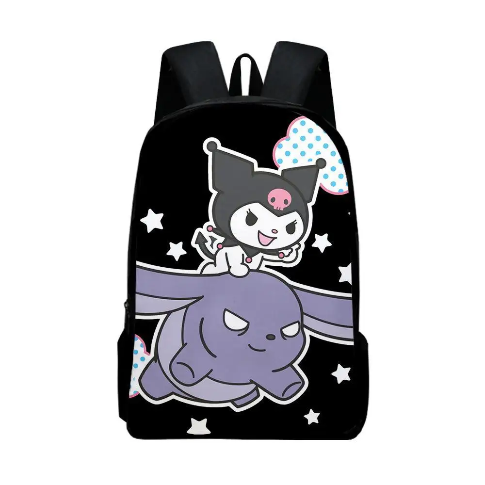 

Sanrioed Kawaii аниме мультфильм серия Kuromi креативный высокой стоимости милый большой вместительный рюкзак школьный рюкзак для девушек для студе...