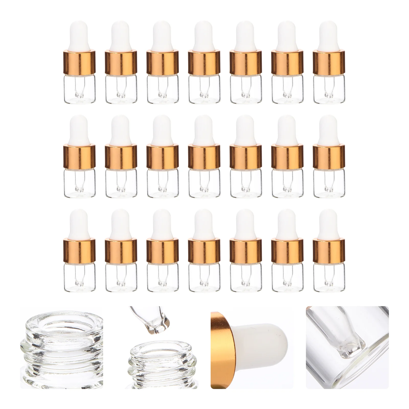 

Bottle Dropper Bottles Container Oil Sample Essential Roller Liquid Empty 1Ml Pipette Perfume Refillable Lotion Oils Mini Serum