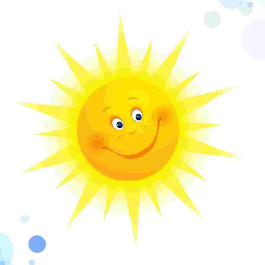 

Sun Wall Art Cartoon Wall Stickers Sun Wallpaper Baby Room Stickers Peel and Stick Sticker Wall Art Sticker Decorative Sticker