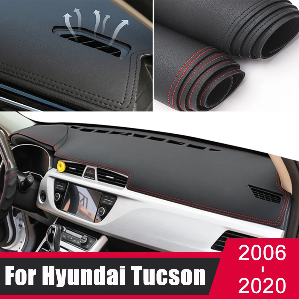 Накладки на приборную панель автомобиля накладки для Hyundai Tucson 2006 2007 2008 2009-2014 2015-2020