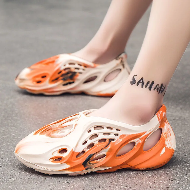 

Mens Slides Summer New Style Croc Shoes Men's Luxury Sandals Fashion Solid Color Couple Women Outdoor Beach Slippers Men Shoes