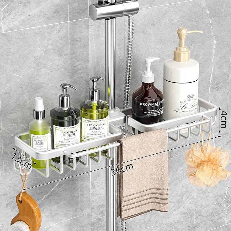 

Подвесная полка для ванной из алюминия