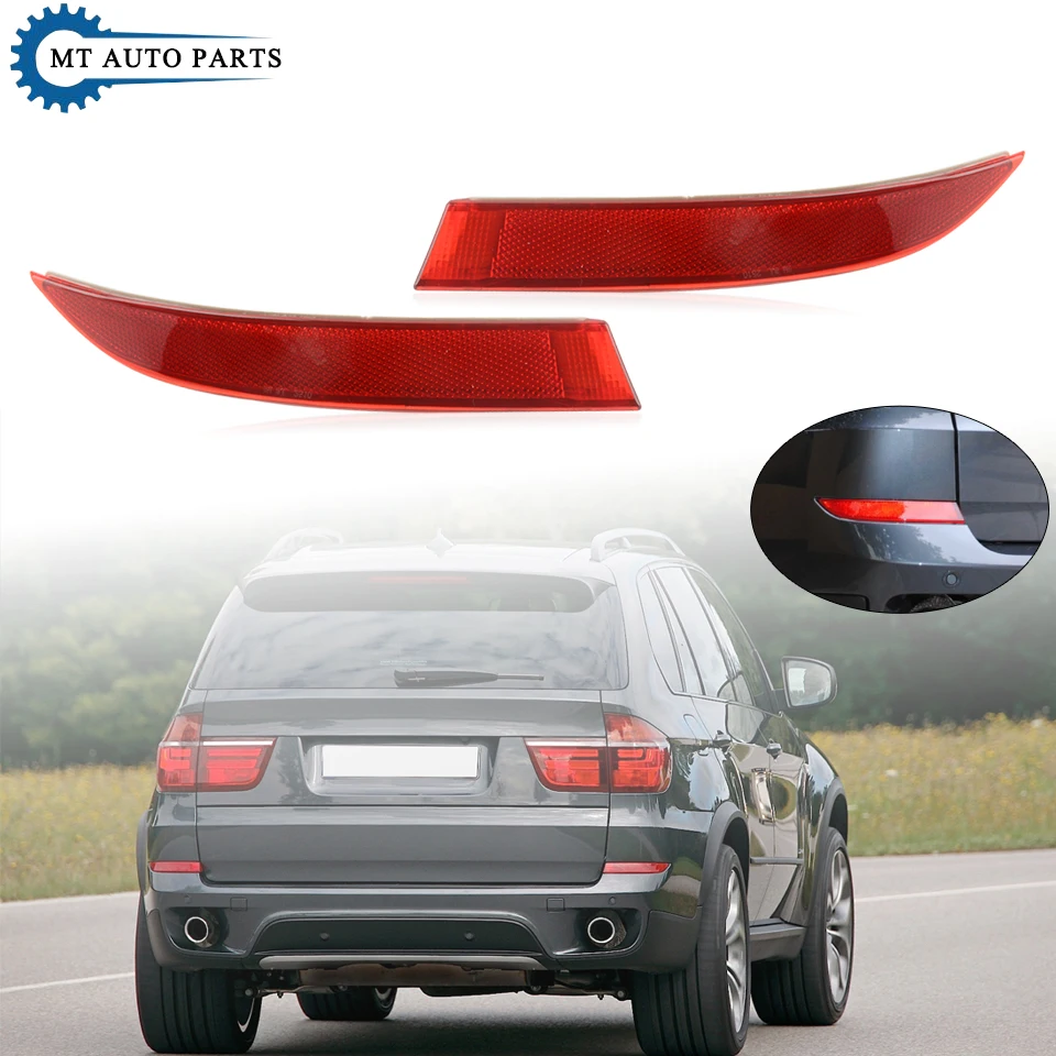 

MTAP для BMW X5 E70 LCI 2010 2011 2012 2013 задний бампер отражатель украшение противотумансветильник ры Противотуманные фары OEM:63147240997 63147240998