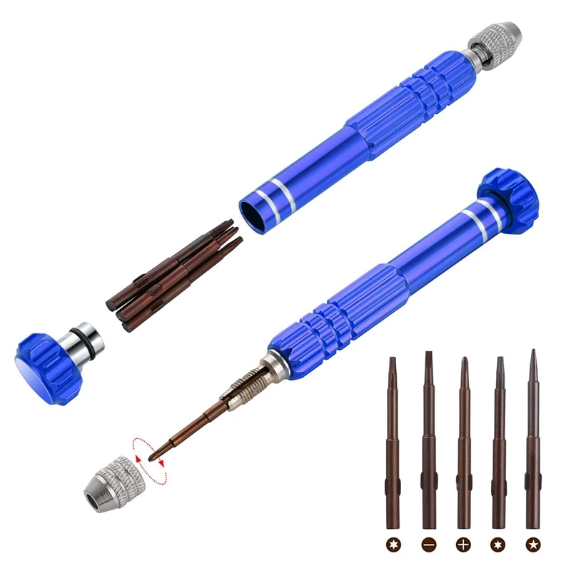 

Screwdriver Mini Screwdriver Set Slotted For Eyeglass, Sunglass, Watch, Computer Repair Tool Kit