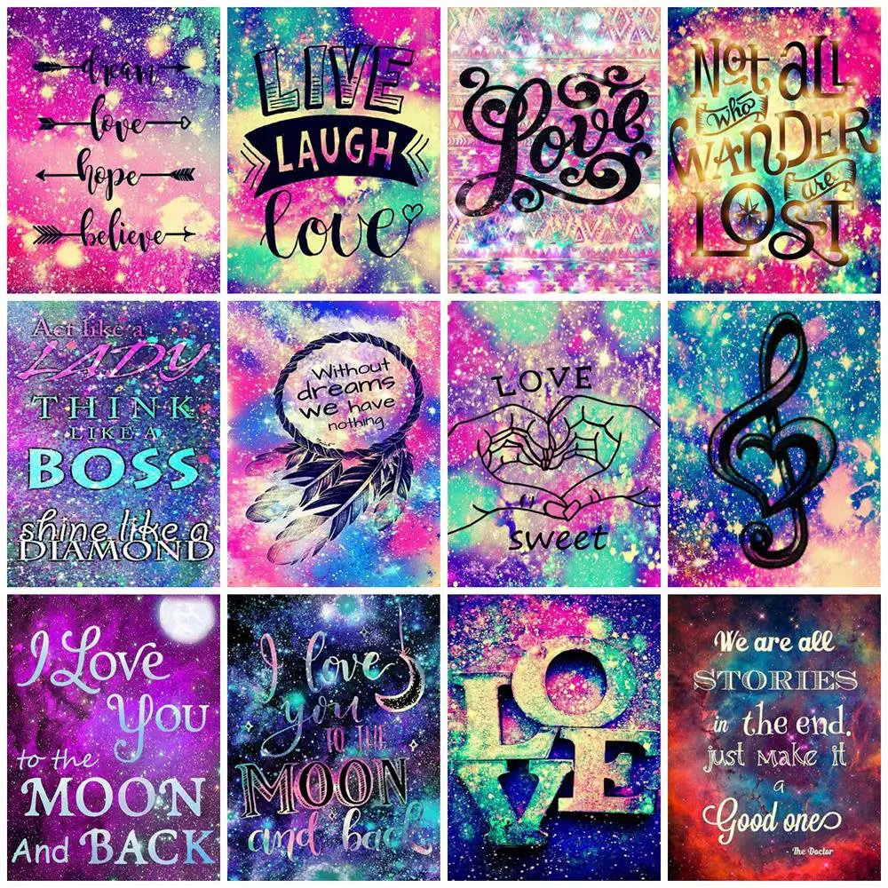 

Cross Stitch Kits Cartoon Dream Home Decor Painting Embroidery Set Cotton threads unPrinted Canvas color lover