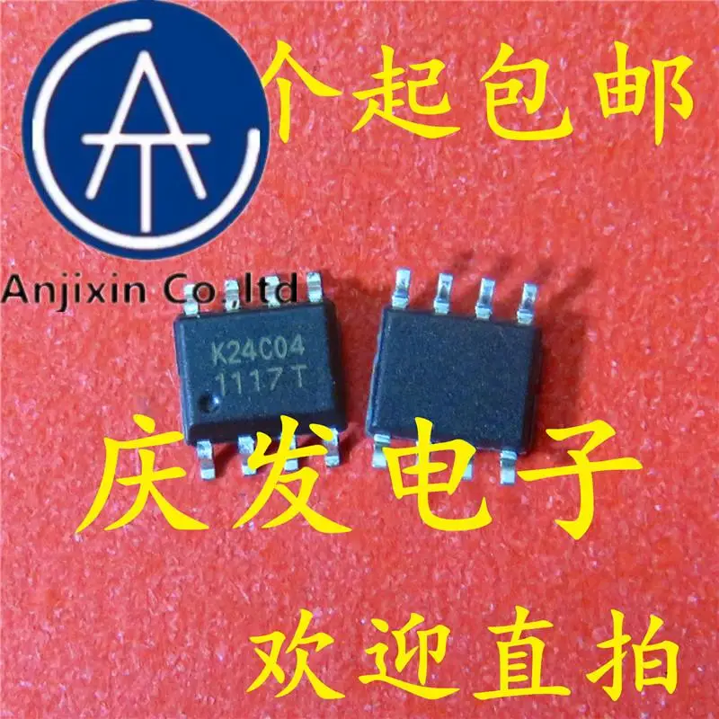 

10pcs 100% orginal new in stock K24C04 SOP8 programmable memory chip